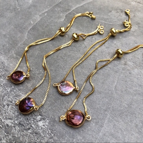 ❗️LAST❗️Natural Peacock Pearl Bracelet - Picture 7 of 7